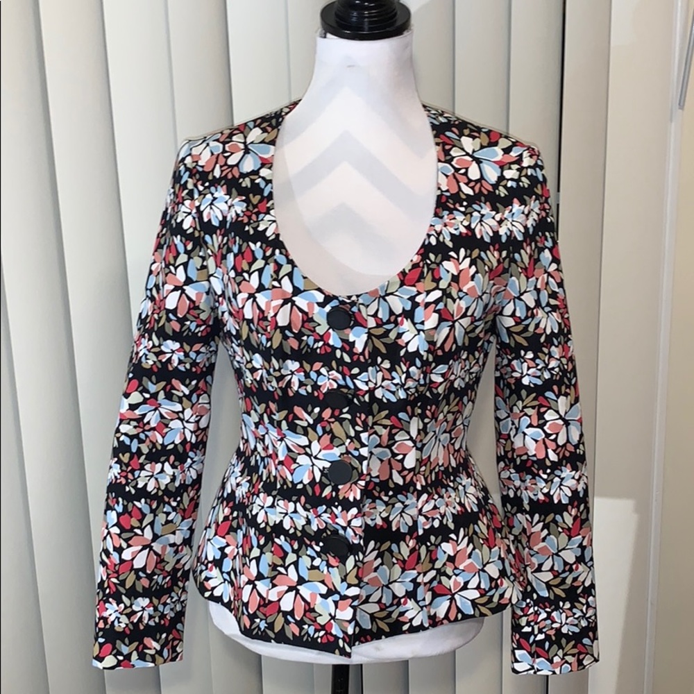 Anne Klein Multi-color Tailored Jacket